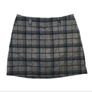 BT183 Nike Dri Fit Plaid Golf Performance Skirt 12